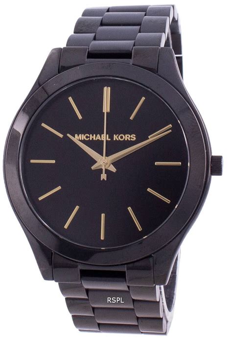 michael kors black slim runway mk3221